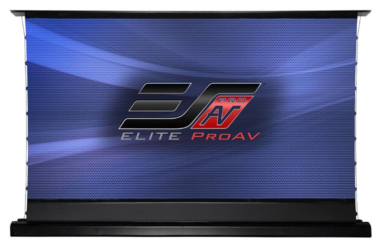 Elite Screens 120吋16:9黑柵抗光電動上升張力幕 