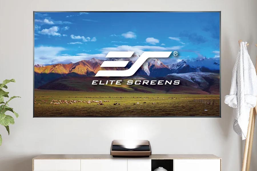 Elite Screens 100吋16:9 超短焦菲涅爾光亮抗光軟幕