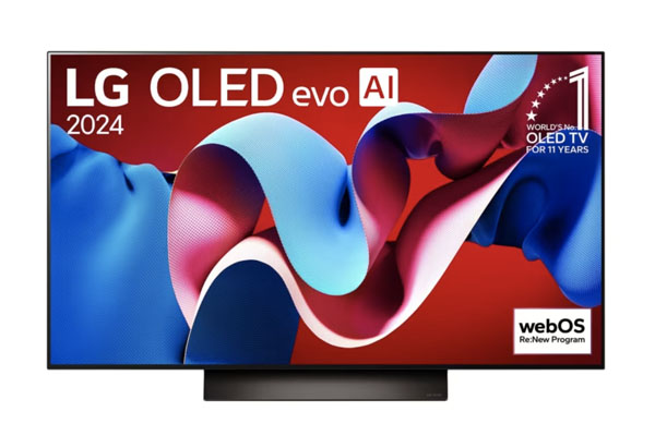 55吋/ LG OLED evo AI 4K AI 語音物聯網 C4 極緻系列 (可壁掛)/ OLED55C4PTA