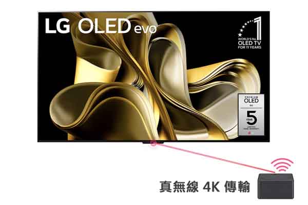 LG OLED evo M3 真無線系列 4K AI物聯網智慧電視 77吋(可壁掛) / OLED77M3PSA